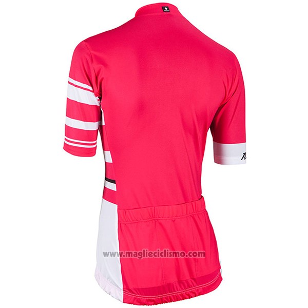 2017 Abbigliamento Ciclismo Donne Nalini Dolomiti Rosso Manica Corta e Salopette