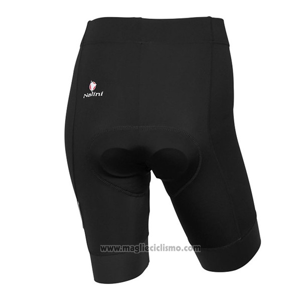 2017 Abbigliamento Ciclismo Donne Nalini Nemina Nero Manica Corta e Salopette