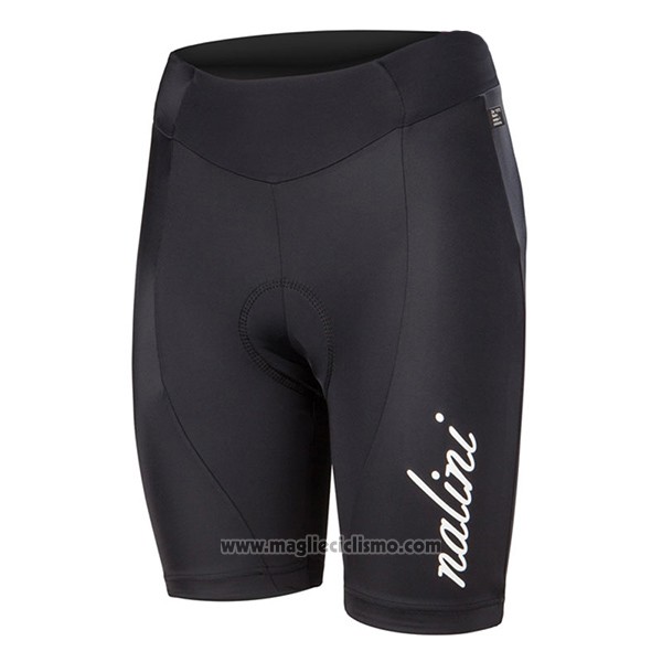 2017 Abbigliamento Ciclismo Donne Nalini Wave Nero Manica Corta e Salopette