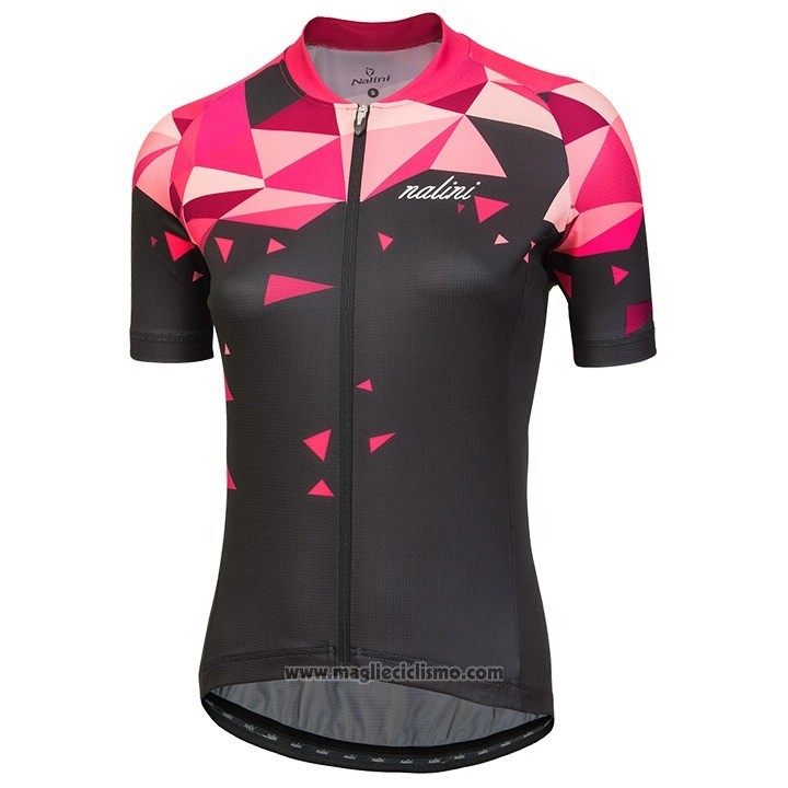 2018 Abbigliamento Ciclismo Donne Nalini CHIC Rosso Manica Corta e Salopette