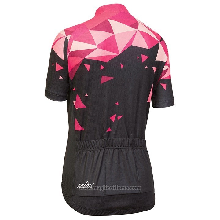 2018 Abbigliamento Ciclismo Donne Nalini CHIC Rosso Manica Corta e Salopette