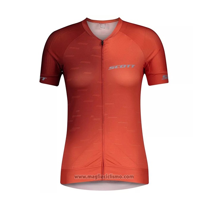 2021 Abbigliamento Ciclismo Donne Nalini Arancione Manica Corta e Salopette