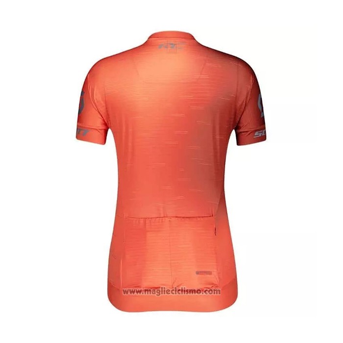 2021 Abbigliamento Ciclismo Donne Nalini Arancione Manica Corta e Salopette