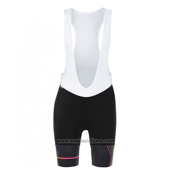 2017 Abbigliamento Ciclismo Donne Santini Stella Bianco Manica Corta e Salopette