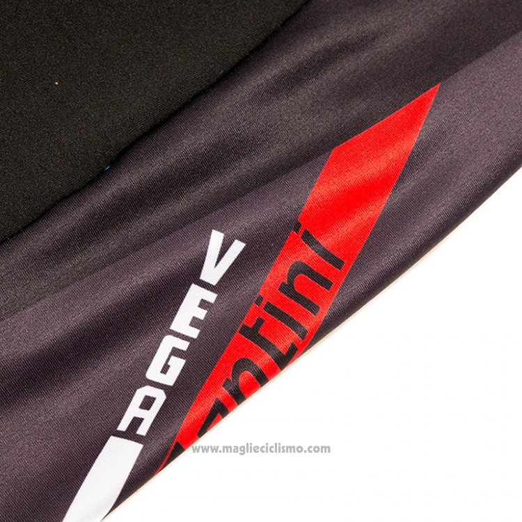 2018 Abbigliamento Ciclismo Santini Nero e Rosso Manica Corta e Salopette