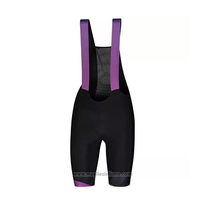 2021 Abbigliamento Ciclismo Donne Scott Nero Viola Manica Corta e Salopette