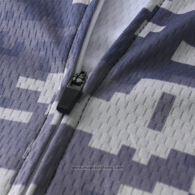 2018 Abbigliamento Ciclismo Sobycle Grigio Spento Verde Manica Corta e Salopette