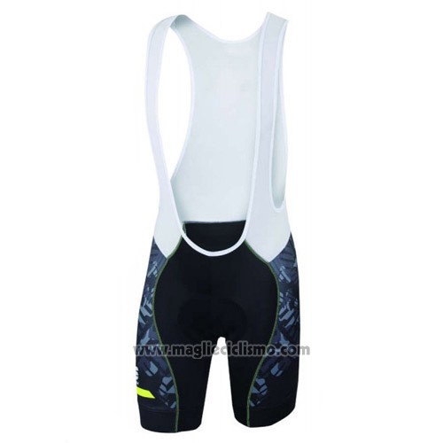 2016 Abbigliamento Ciclismo Sportful Verde e Nero Manica Corta e Salopette