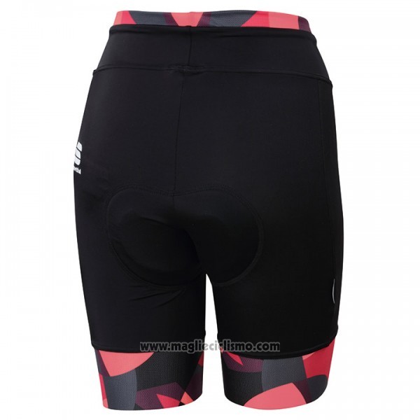 2017 Abbigliamento Ciclismo Sportful Primavera Nero e Rosso Manica Corta e Salopette