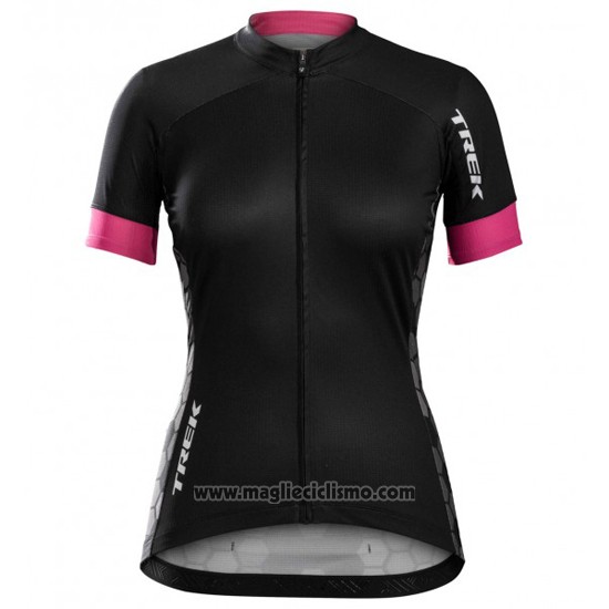 2016 Abbigliamento Ciclismo Donne Trek Nero e Bianco Manica Corta e Salopette