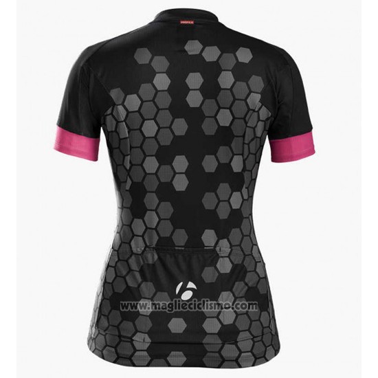 2016 Abbigliamento Ciclismo Donne Trek Nero e Bianco Manica Corta e Salopette