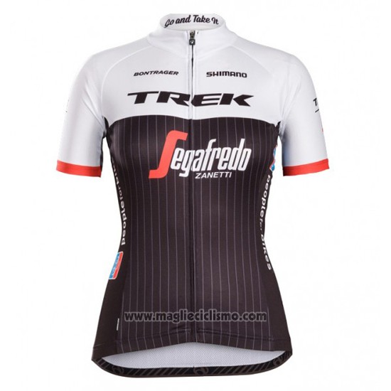 2016 Abbigliamento Ciclismo Donne Trek Nero e Rosso Manica Corta e Salopette