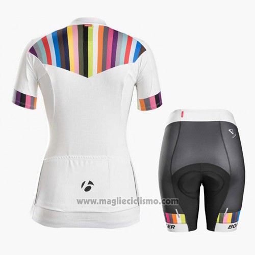 2016 Abbigliamento Ciclismo Trek Arancione e Bianco Manica Corta e Salopette