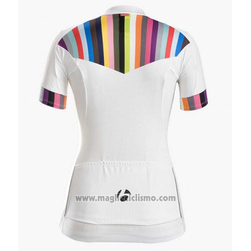 2016 Abbigliamento Ciclismo Trek Arancione e Bianco Manica Corta e Salopette