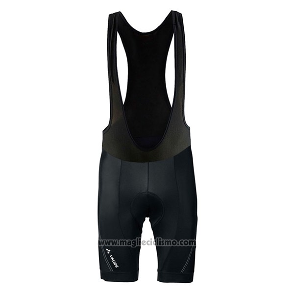 2017 Abbigliamento Ciclismo Donne Vaude Grigio e Nero Manica Corta e Salopette