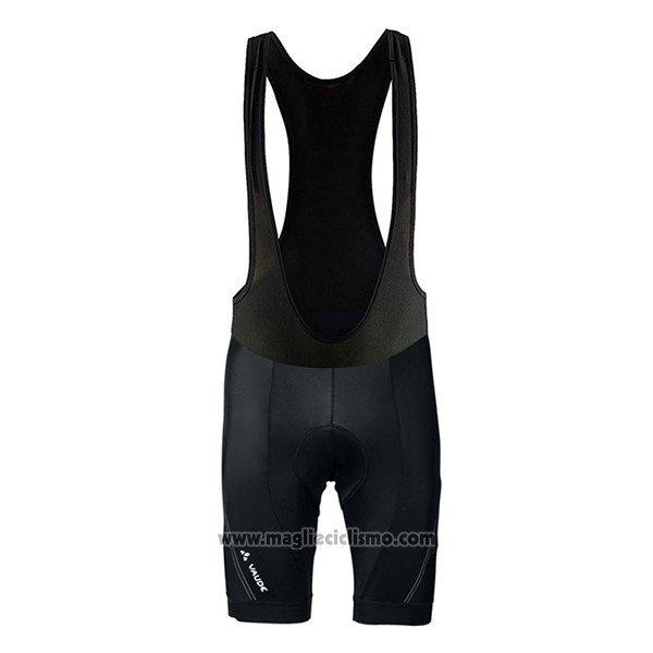2017 Abbigliamento Ciclismo Donne Vaude Nero Manica Corta e Salopette