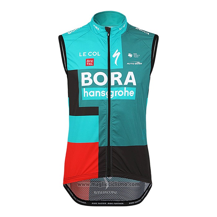 2022 Gilet Antivento Bora-Hansgrone Verde Manica Corta e Salopette