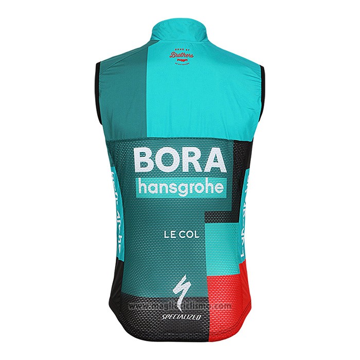 2022 Gilet Antivento Bora-Hansgrone Verde Manica Corta e Salopette