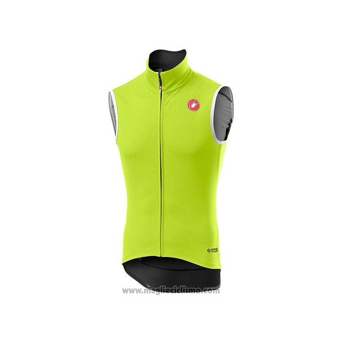 2021 Gilet Antivento Castelli Aceso Verde Manica Corta e Salopette
