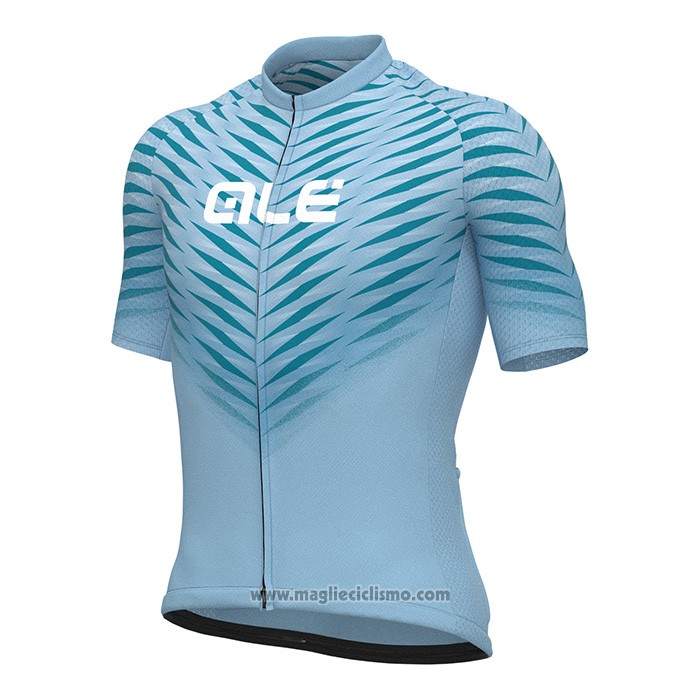 2022 Abbigliamento Ciclismo ALE Celeste Manica Corta e Salopette