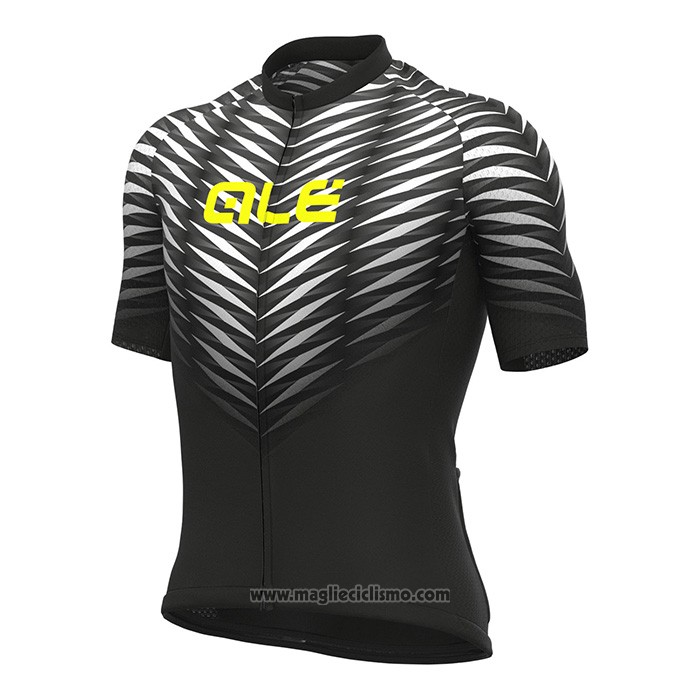 2022 Abbigliamento Ciclismo ALE Nero Bianco Manica Corta e Salopette
