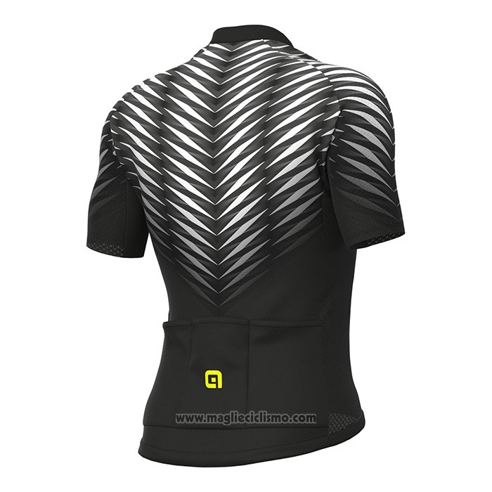 2022 Abbigliamento Ciclismo ALE Nero Bianco Manica Corta e Salopette