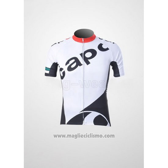 2011 Abbigliamento Ciclismo Capo Bianco Manica Corta e Salopette