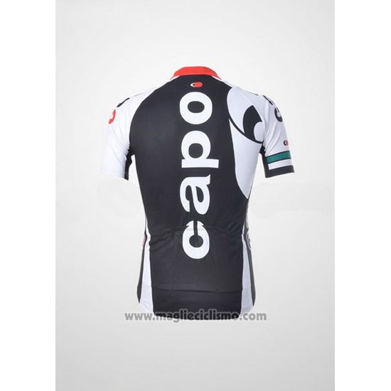 2011 Abbigliamento Ciclismo Capo Bianco Manica Corta e Salopette