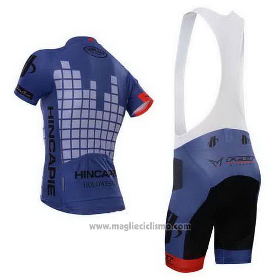 2014 Abbigliamento Ciclismo Hincapie Viola Manica Corta e Salopette