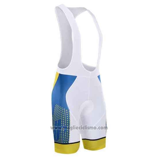 2015 Abbigliamento Ciclismo Hincapie Blu e Giallo Manica Corta e Salopette