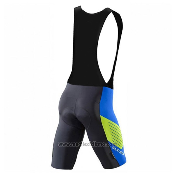 2017 Abbigliamento Ciclismo Altura Sportive Blu Manica Corta e Salopette