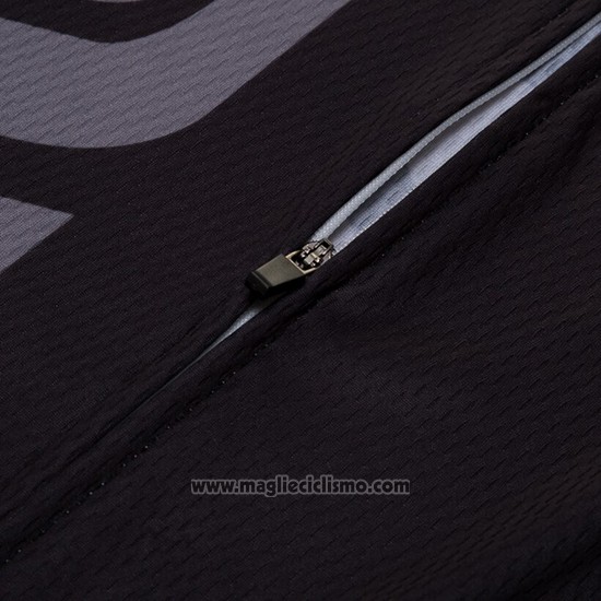 2019 Abbigliamento Ciclismo DNA Nero Manica Corta e Salopette