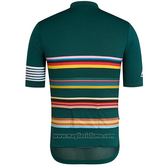 2019 Abbigliamento Ciclismo Rcc Paul Smith Verde Manica Corta e Salopette