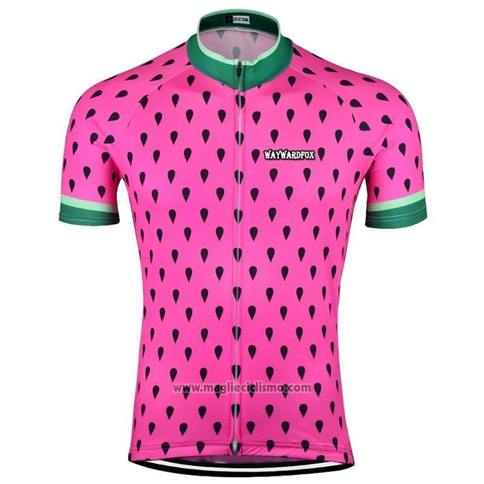 2020 Abbigliamento Ciclismo Astek Rosa Manica Corta e Salopette