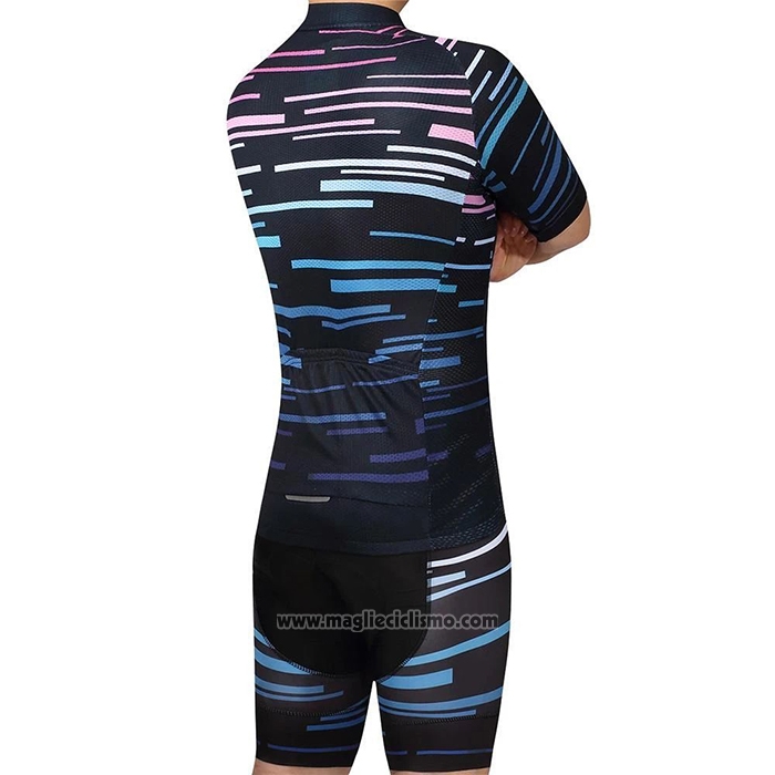 2020 Abbigliamento Ciclismo Octos Blu Manica Corta e Salopette