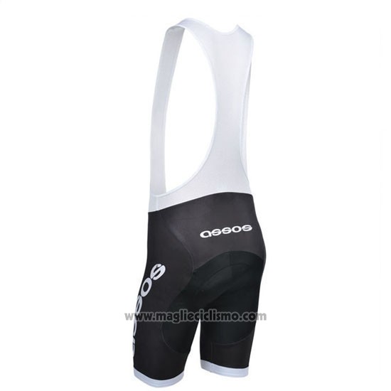 2014 Abbigliamento Ciclismo Assos Bianco e Nero Manica Corta e Salopette