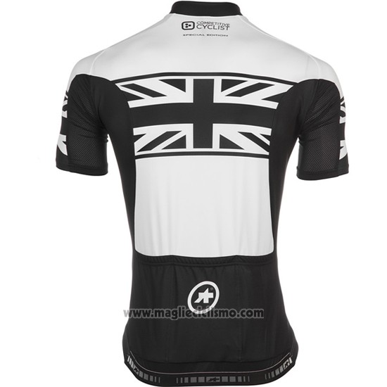 2016 Abbigliamento Ciclismo Assos Bianco Manica Corta e Salopette