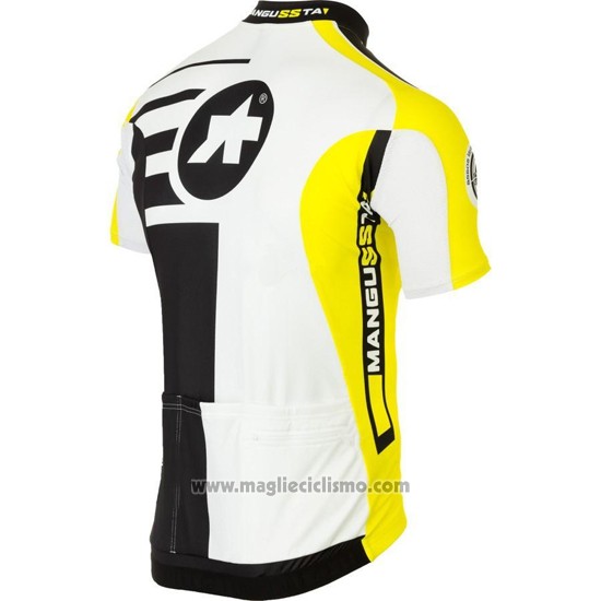 2016 Abbigliamento Ciclismo Assos Giallo Manica Corta e Salopette