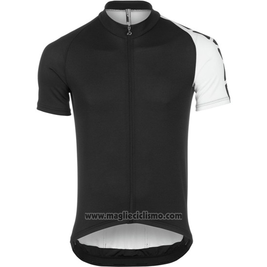 2016 Abbigliamento Ciclismo Assos Nero Manica Corta e Salopette