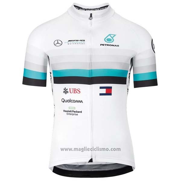 2020 Abbigliamento Ciclismo Assos Bianco Blu Nero Manica Corta e Salopette
