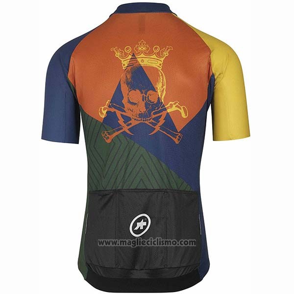 2020 Abbigliamento Ciclismo Assos Fastlane Wyndymilla Giallo Verde Manica Corta e Salopette