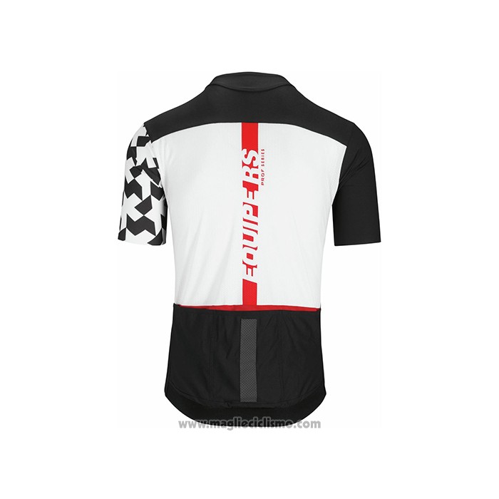 2021 Abbigliamento Ciclismo Assos Nero Bianco Rosso Manica Corta e Salopette