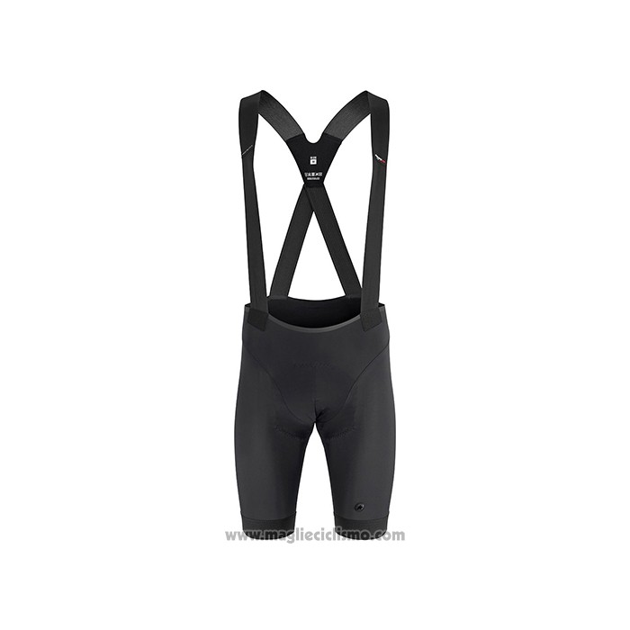 2021 Abbigliamento Ciclismo Assos Nero Bianco Verde Manica Corta e Salopette