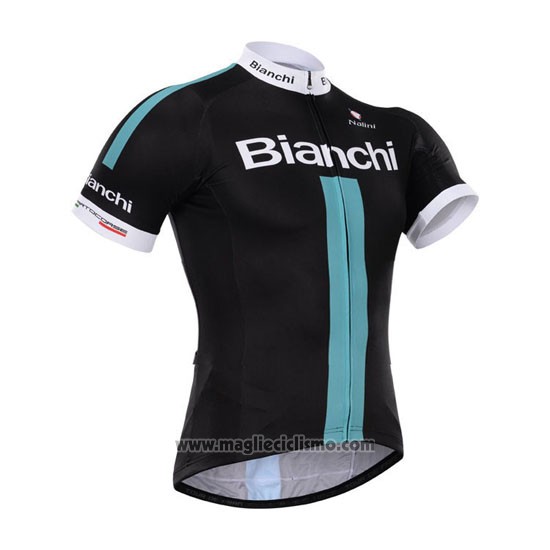 2015 Abbigliamento Ciclismo Bardiani Nero e Blu Manica Corta e Salopette