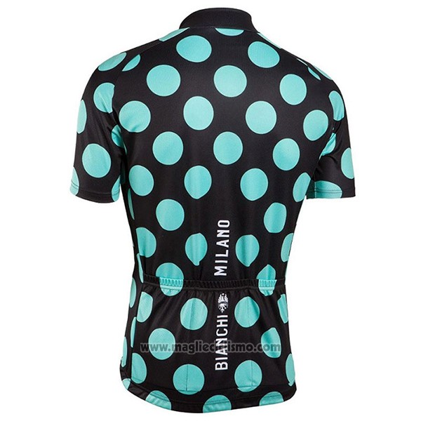 2016 Abbigliamento Ciclismo Bianchi Verde e Nero Manica Corta e Salopette