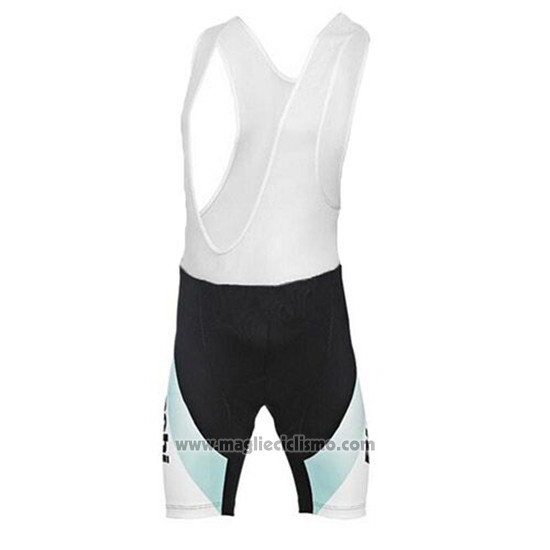 2017 Abbigliamento Ciclismo Bianchi Bianco Manica Corta e Salopette