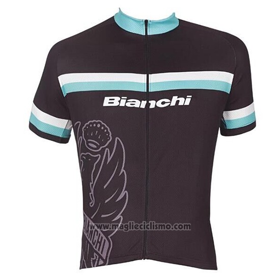 2017 Abbigliamento Ciclismo Bianchi Bianco e Azzurro Manica Corta e Salopette