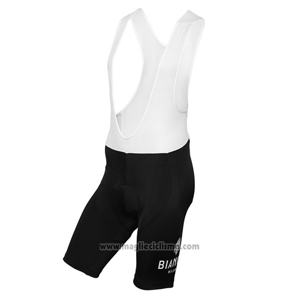 2017 Abbigliamento Ciclismo Bianchi Milano Albatros Grigio Manica Corta e Salopette