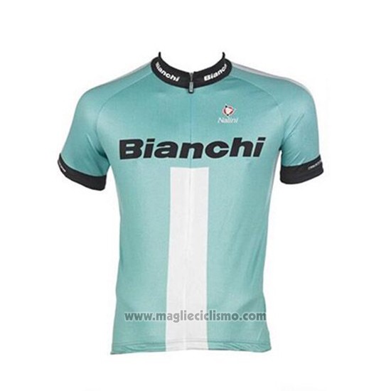 2017 Abbigliamento Ciclismo Bianchi Verde Manica Corta e Salopette