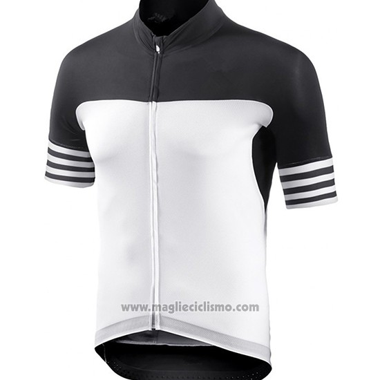 2018 Abbigliamento Ciclismo Bianchi Nero e Bianco Manica Corta e Salopette